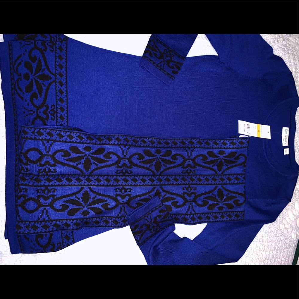 Beautiful Brand New Kim Rogers Tunic and Scarf Set